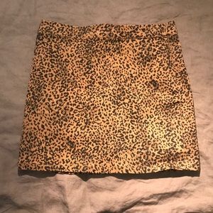 Leopard Print Skirt